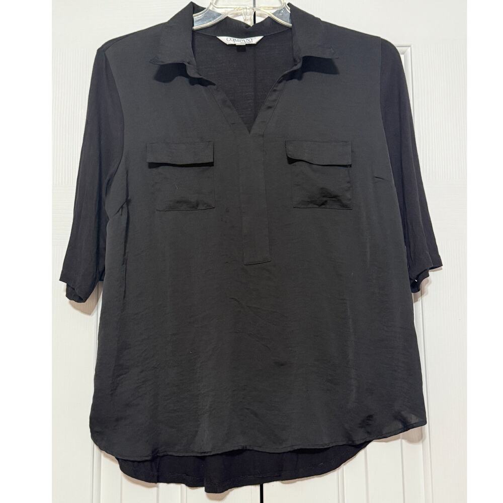 Company Ellen Tracy Black Blouse, Size L